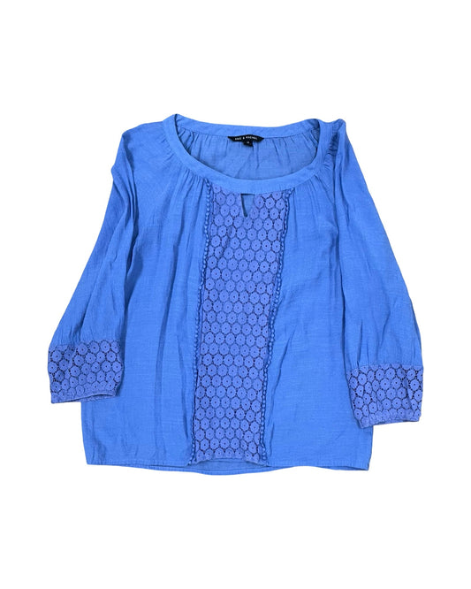 Top Ls By Zac And Rachel In Blue, Size:L