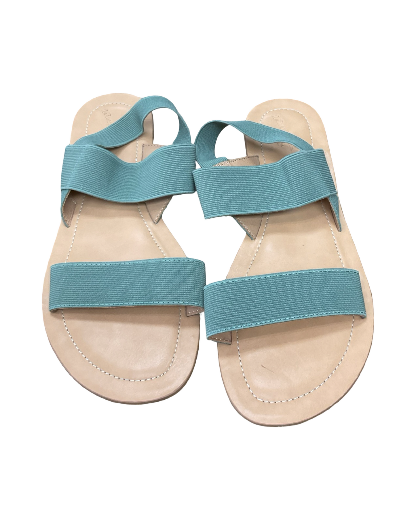 Sandals Flats By Universal Thread In Green, Size:8
