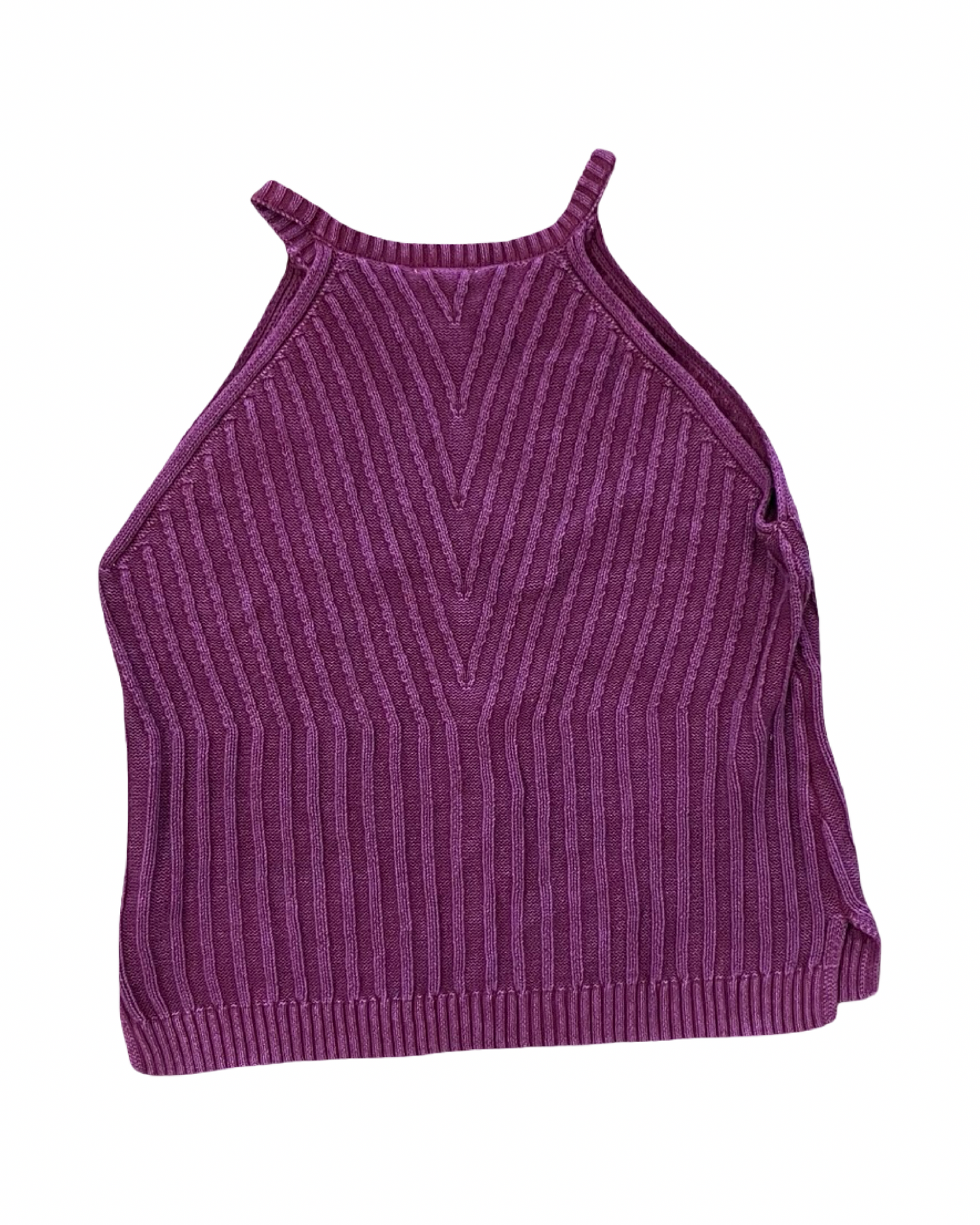 Top Sleeveless By Tribal In Purple, Size:L