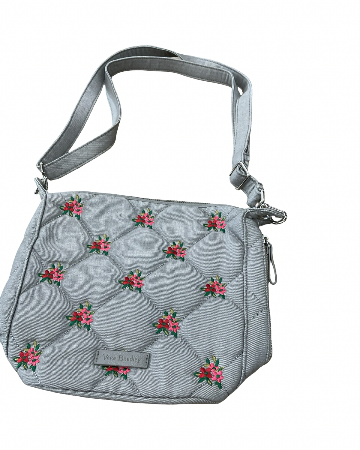 Crossbody By Vera Bradley In Grey, Size:Medium