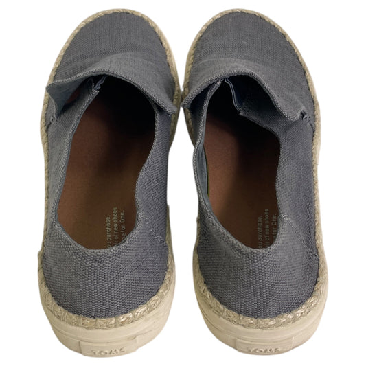 Shoes Sneakers By Toms In Grey, Size:9.5
