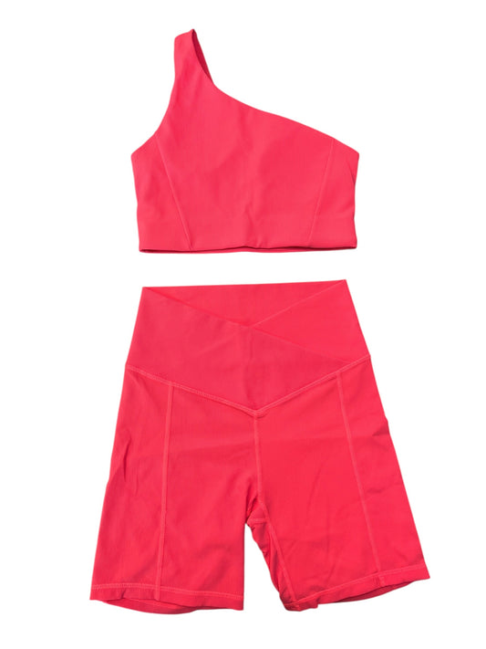 Athletic Shorts 2Pc By Wilo In Pink, Size:S