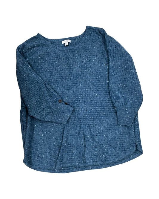 Sweater By Croft And Barrow In Blue, Size:1X