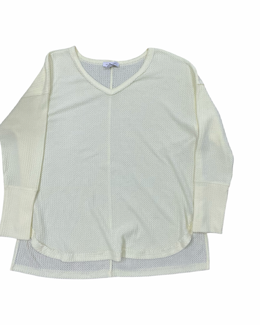 Top Ls By Vintage America In Yellow, Size:Xl