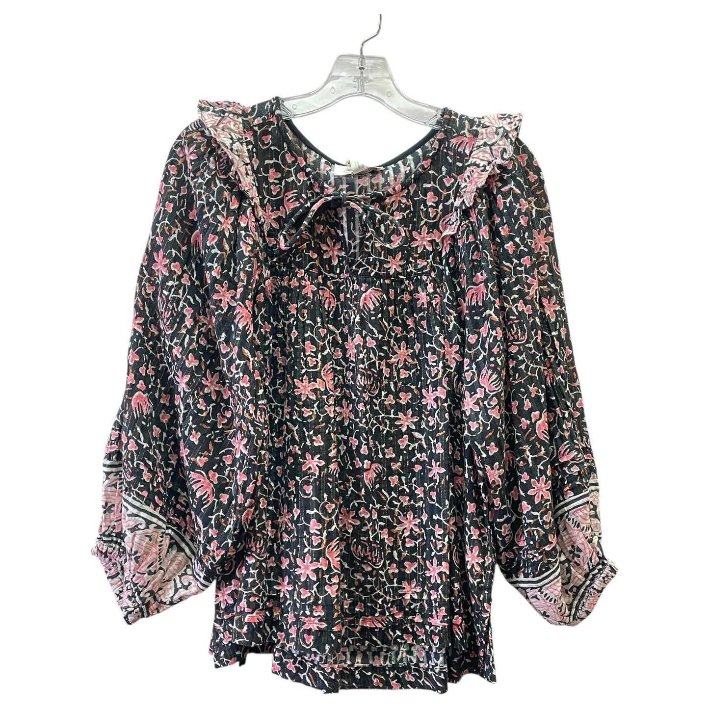 Top Ls By Cleobella In Black & Pink, Size:M