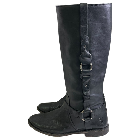 Boots Designer By Frye In Black, Size:8