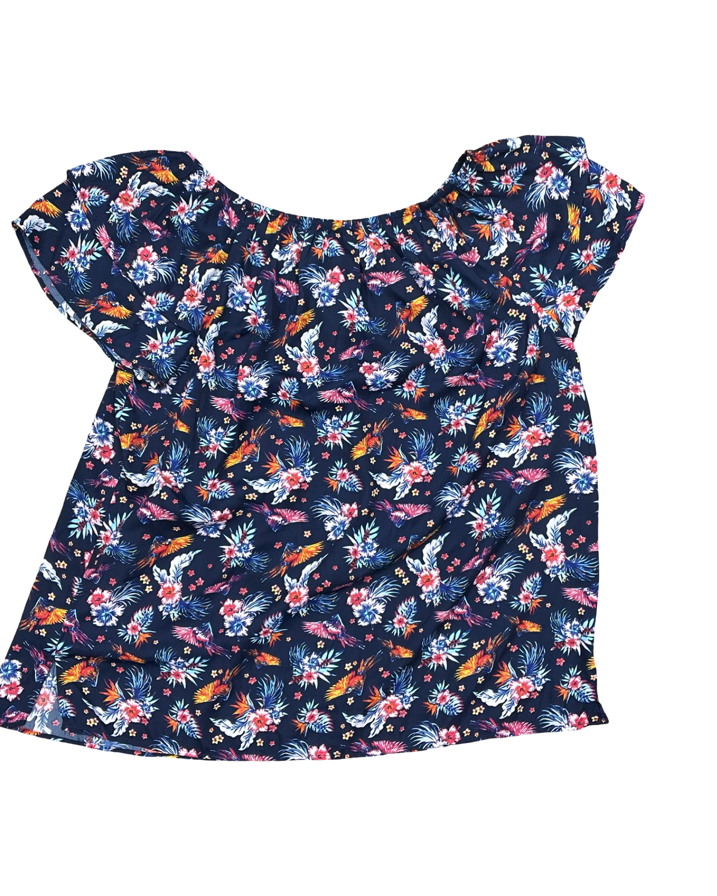 Top Ss By Terra & Sky In Blue, Size:1X