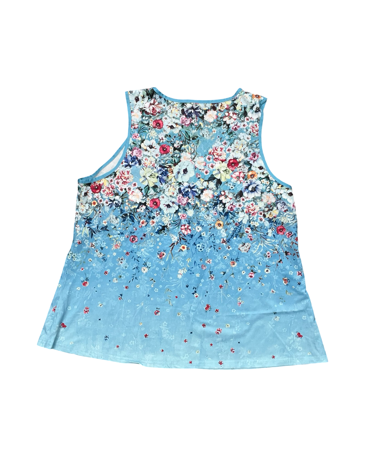 Top Sleeveless By Clothes Mentor In Floral Print, Size:2X