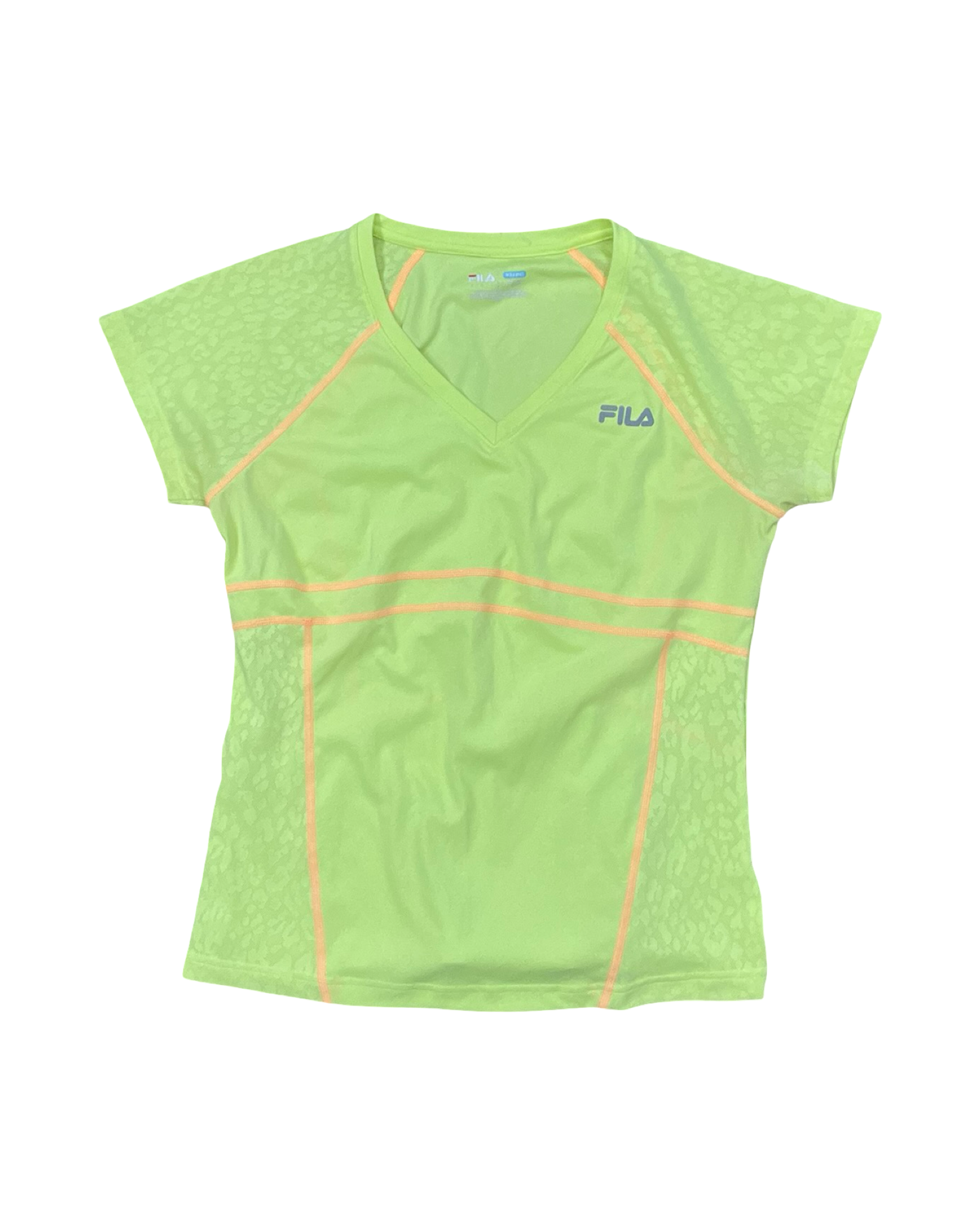Athletic Top Ss By Fila In Yellow, Size:L