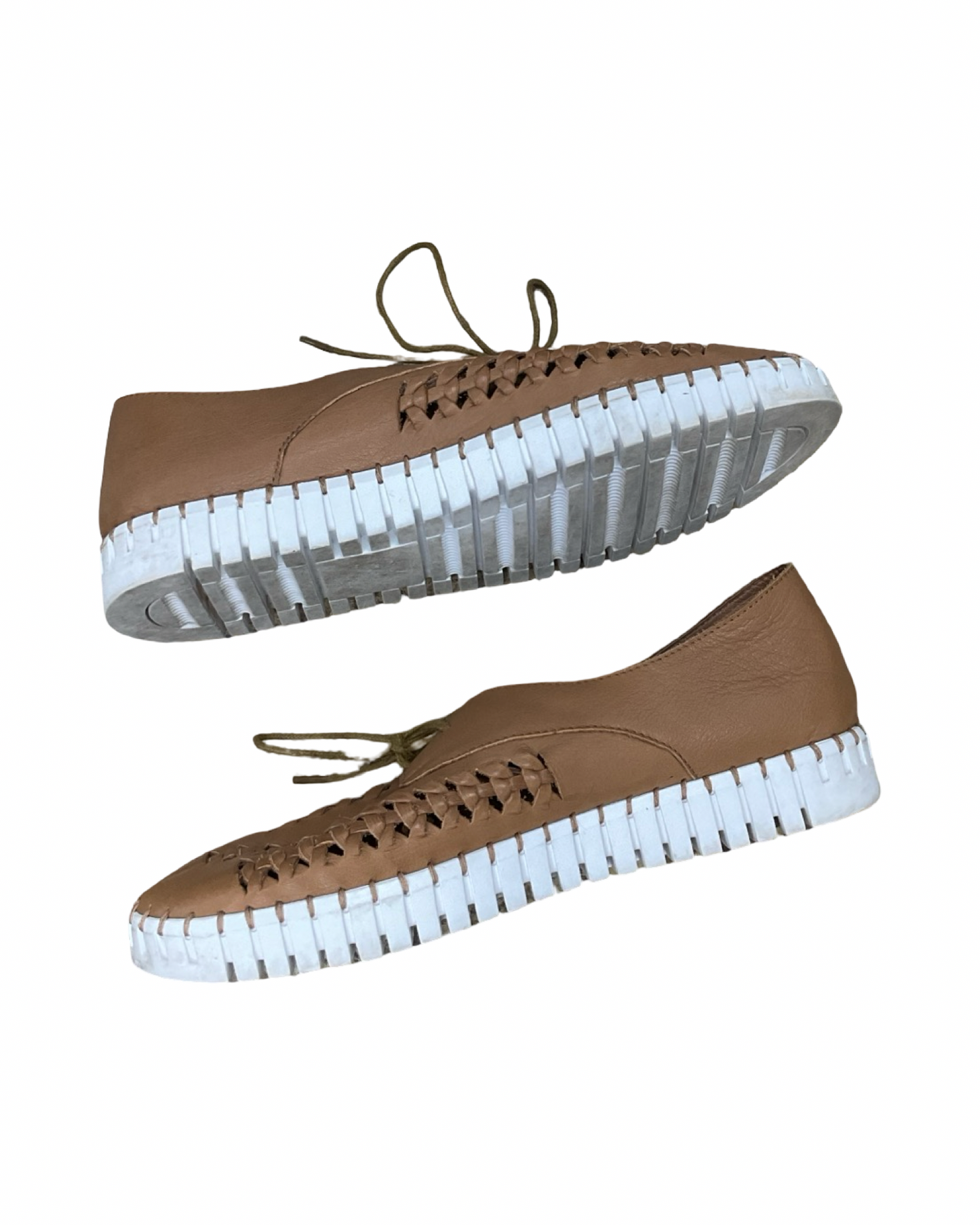 Shoes Flats By Clothes Mentor In Brown, Size:7.5