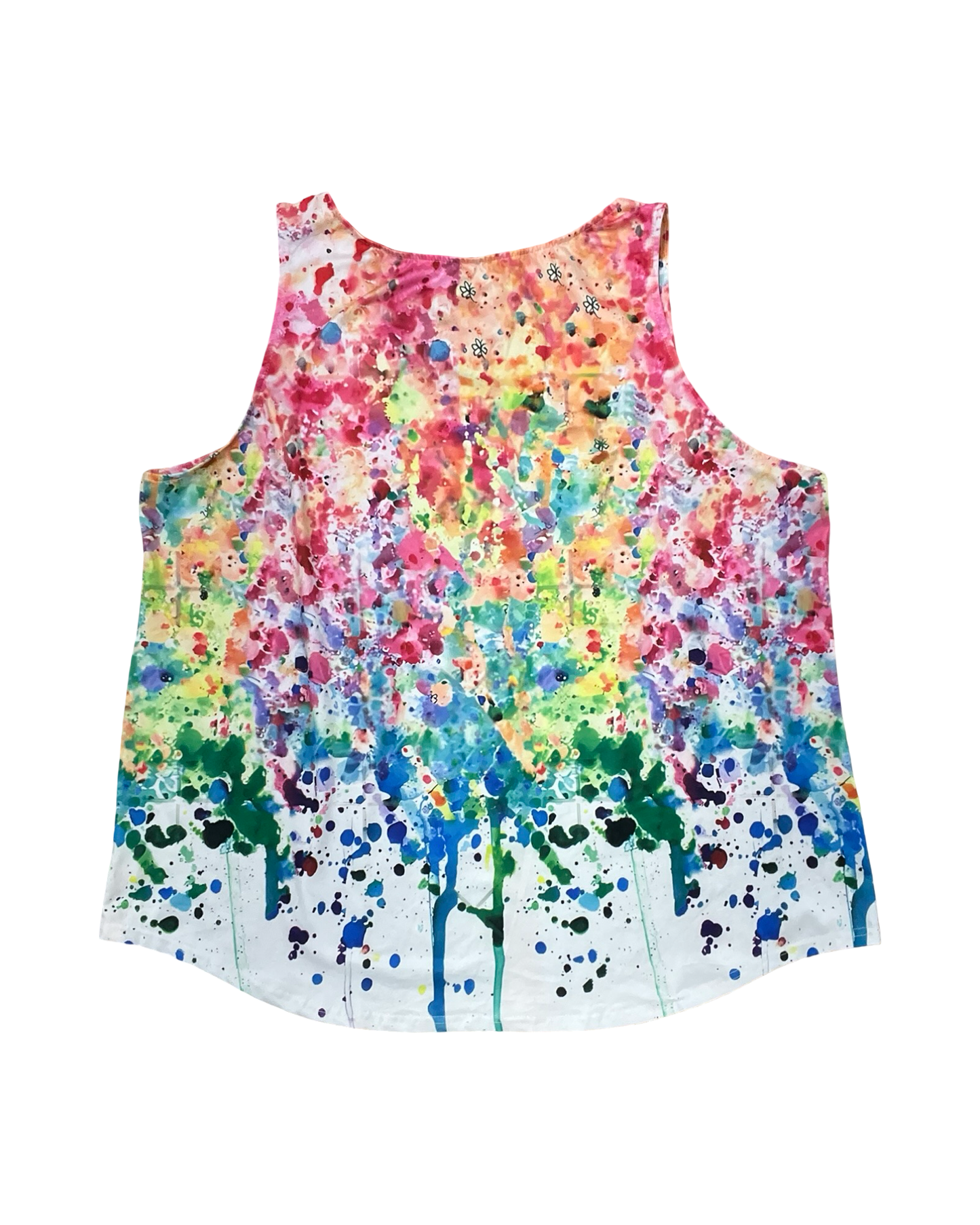 Top Sleeveless By Clothes Mentor In Orange & Pink, Size:6