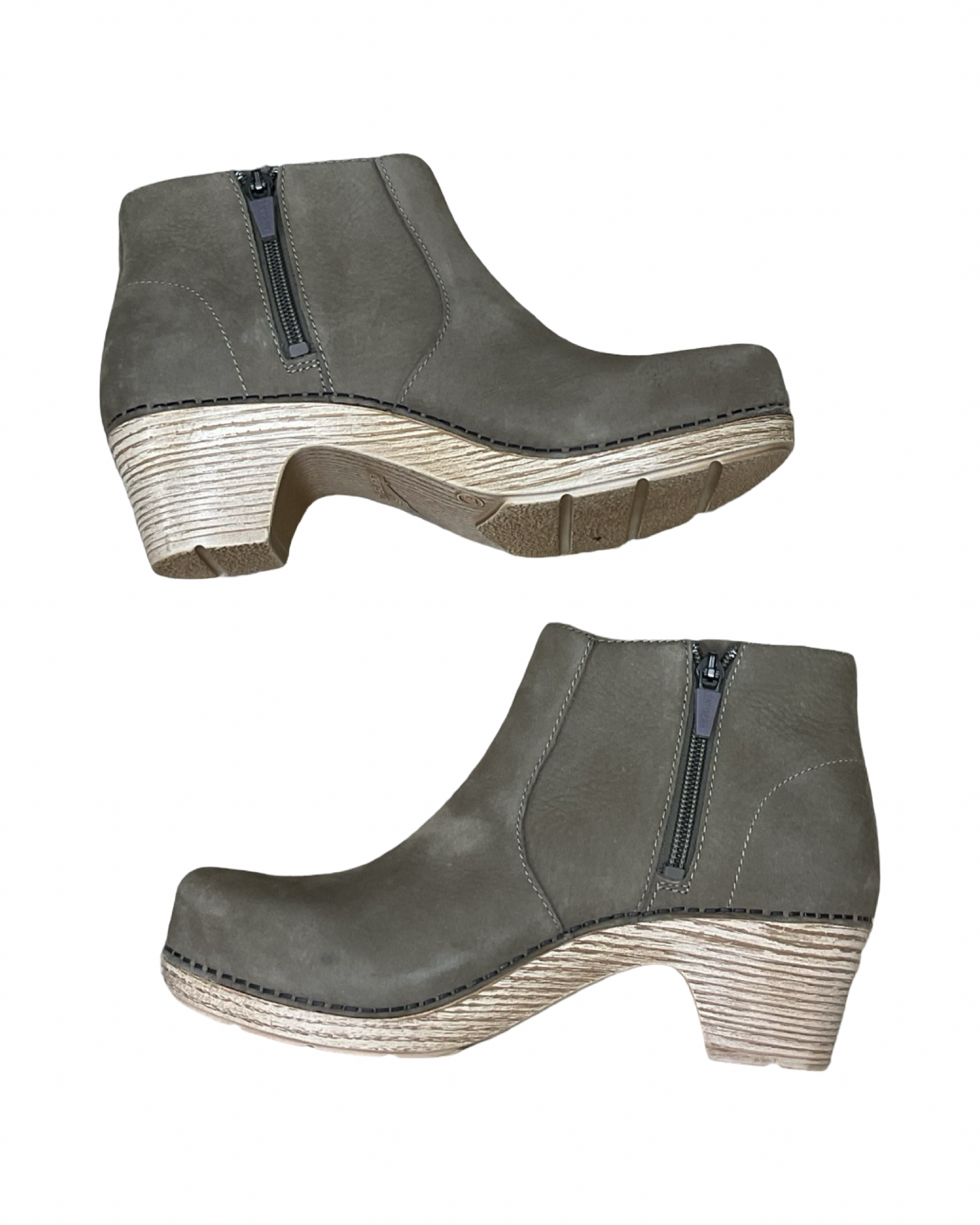 Shoes Heels Block By Dansko In Green, Size:6.5
