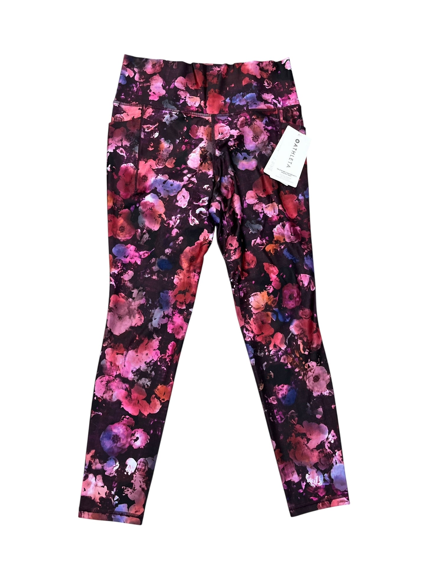 Athletic Leggings By Athleta In Purple, Size:L