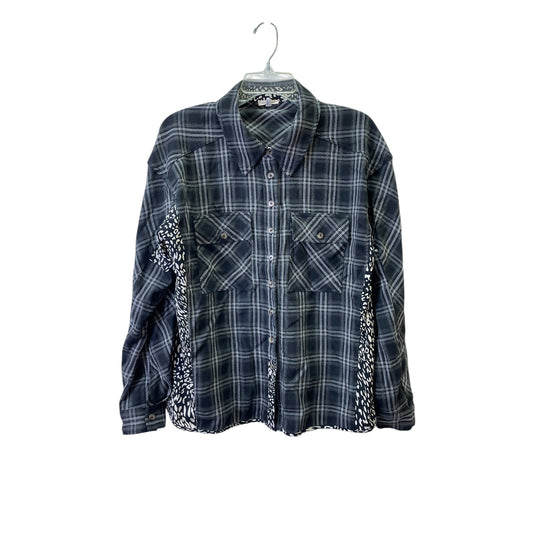 Top Ls By Jodifl In Black & Grey, Size:L