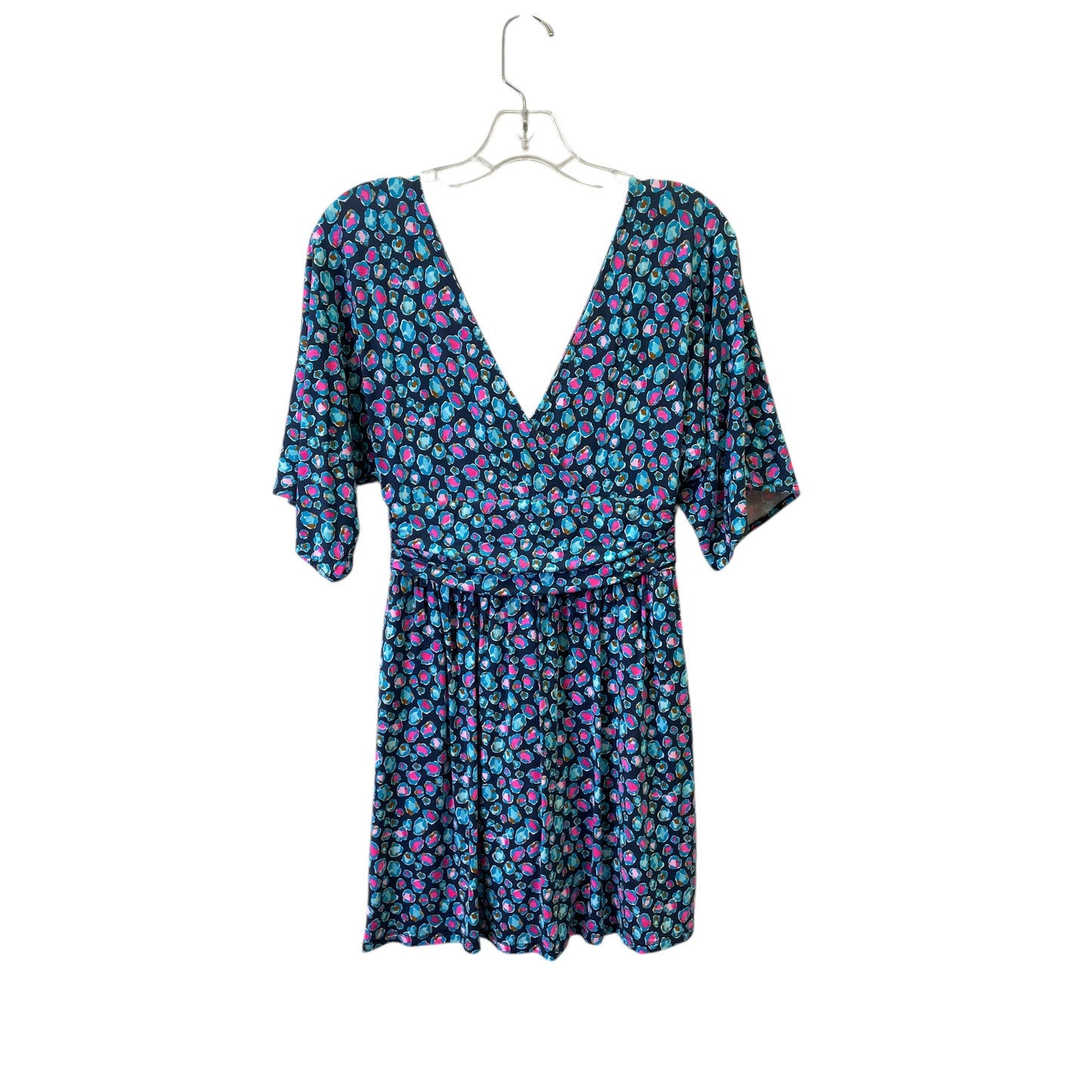 Romper Designer By Lilly Pulitzer In Blue & Pink, Size:Xs