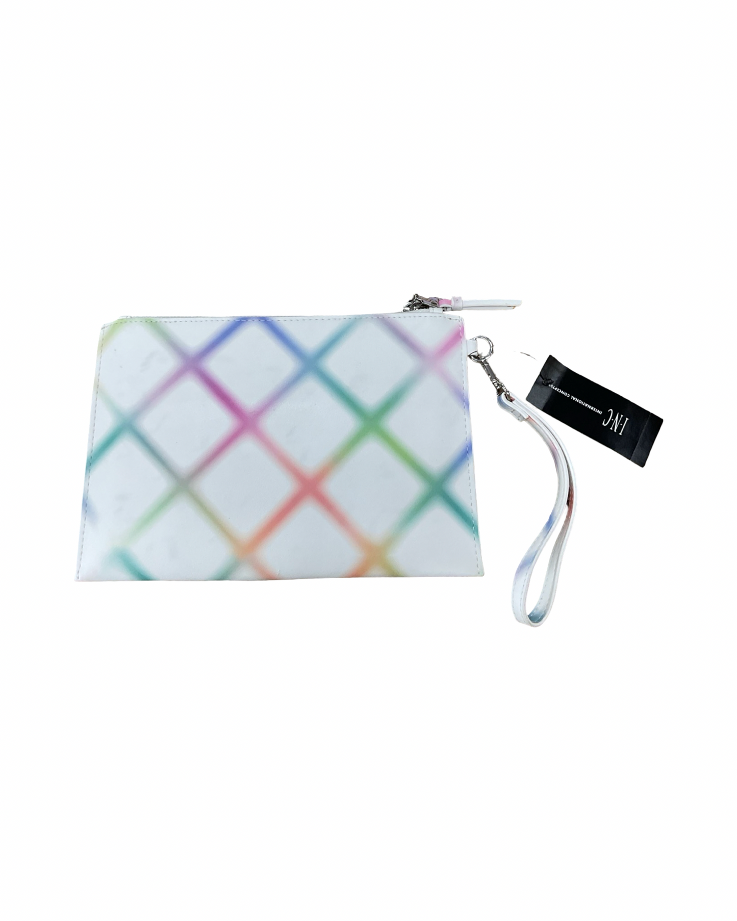 Wristlet By International Concepts In Pink & White, Size:Medium