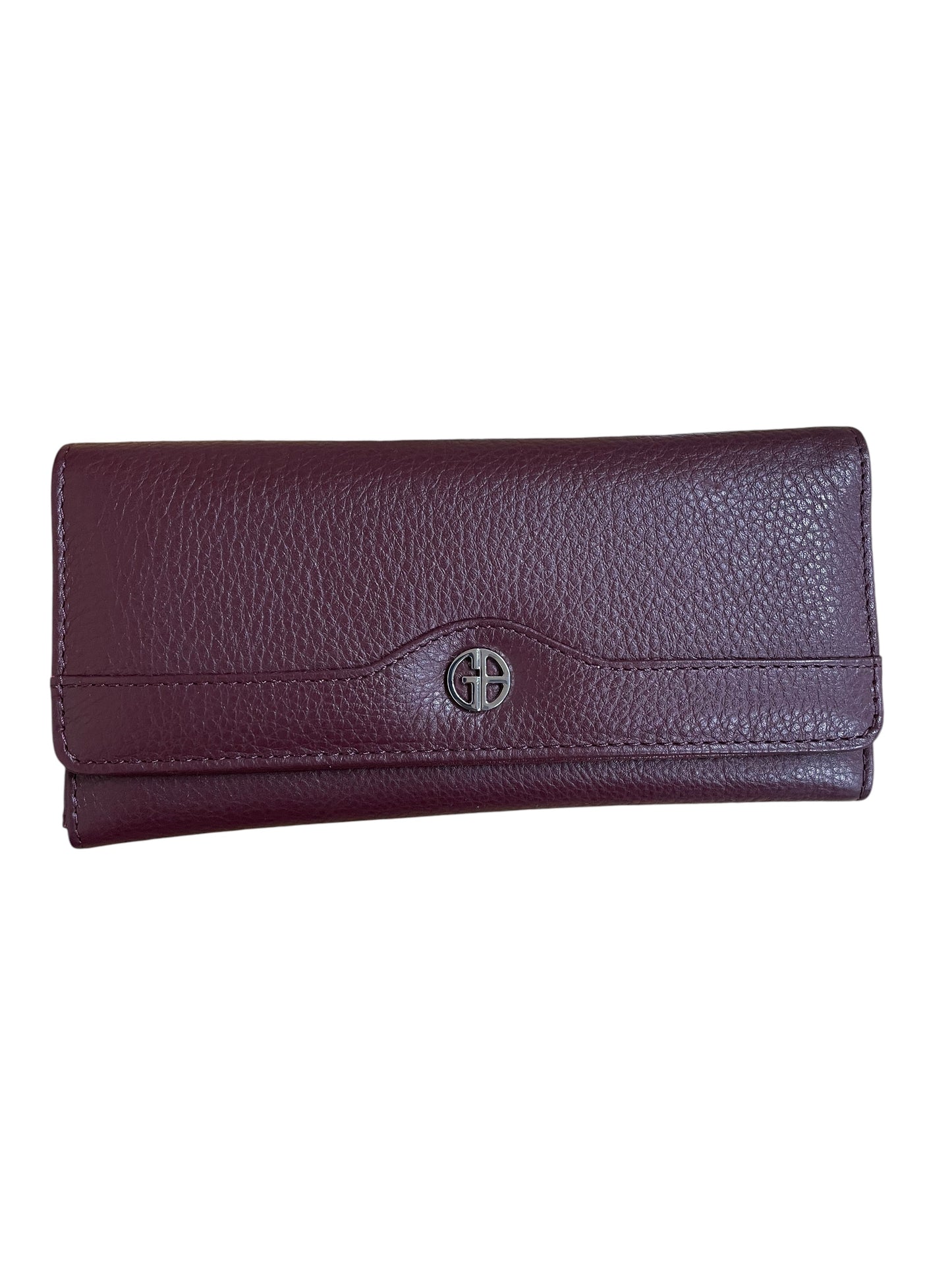 Wallet Leather By Giani Bernini In Red, Size:Medium