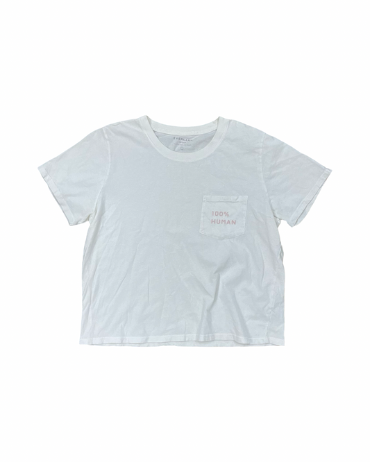 Top Ss By Everlane In White, Size:L