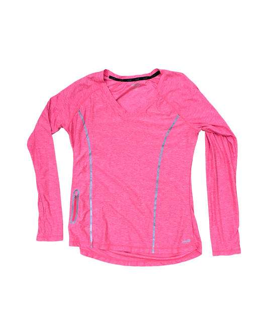 Athletic Top Ls Crewneck By Aviator Nation In Orange, Size:M