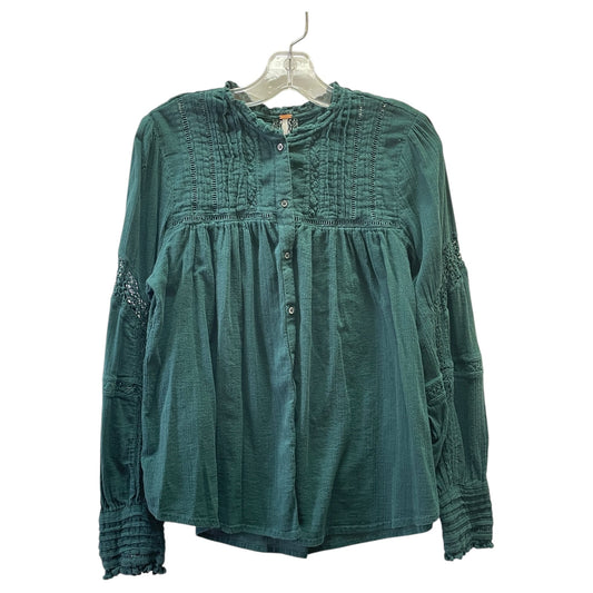 Top Ls Basic By Free People In Green, Size:M