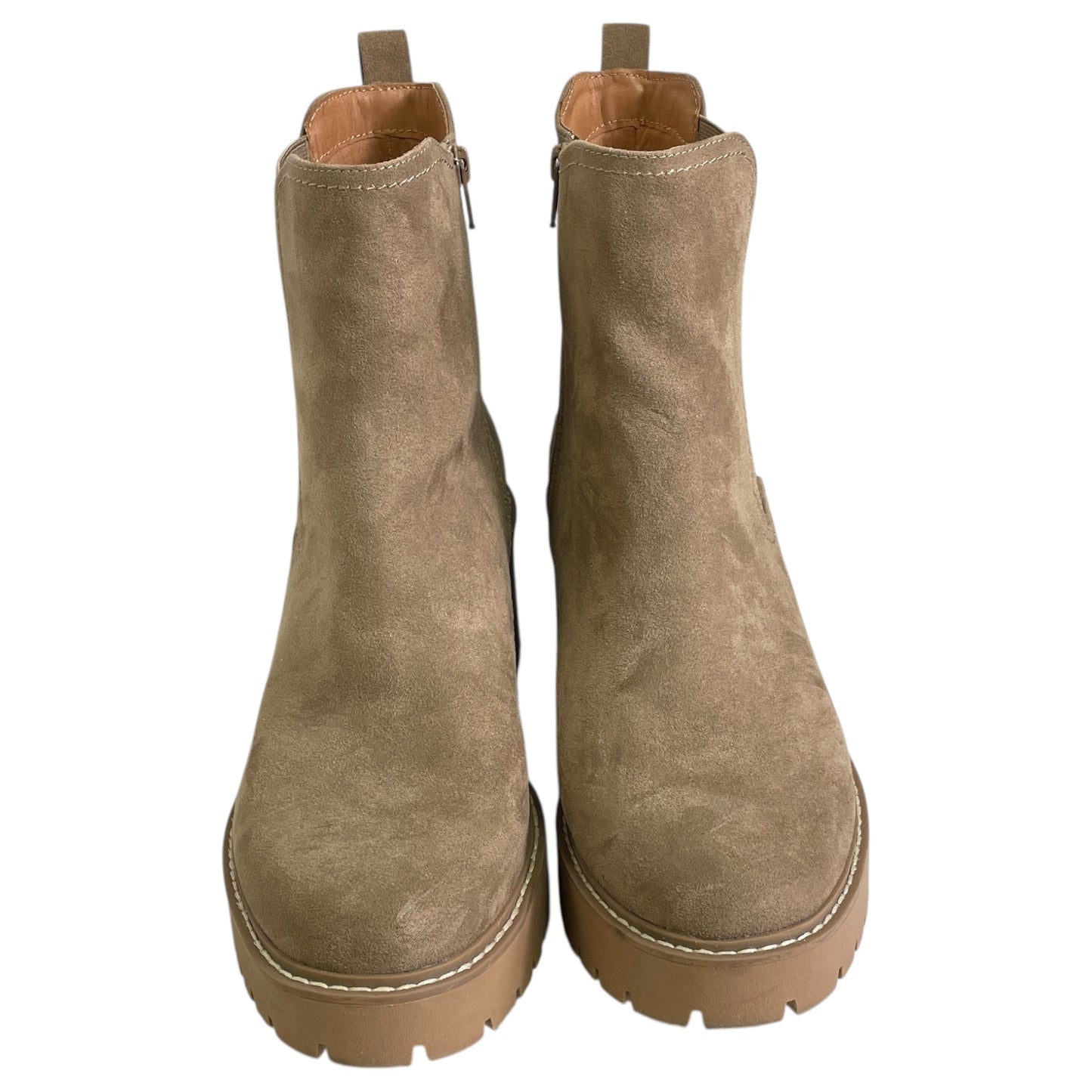 Boots Combat By Universal Thread In Tan, Size:11