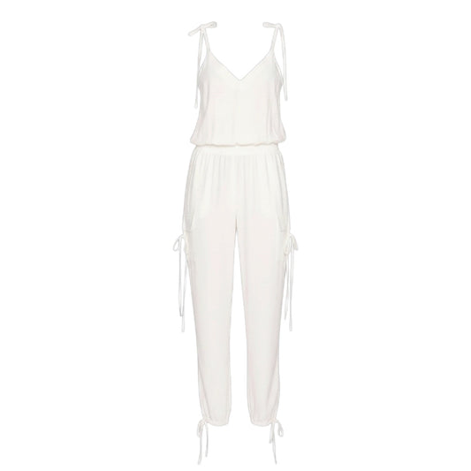 Josietta Jumpsuit By Amanda Uprichard In White, Size: L