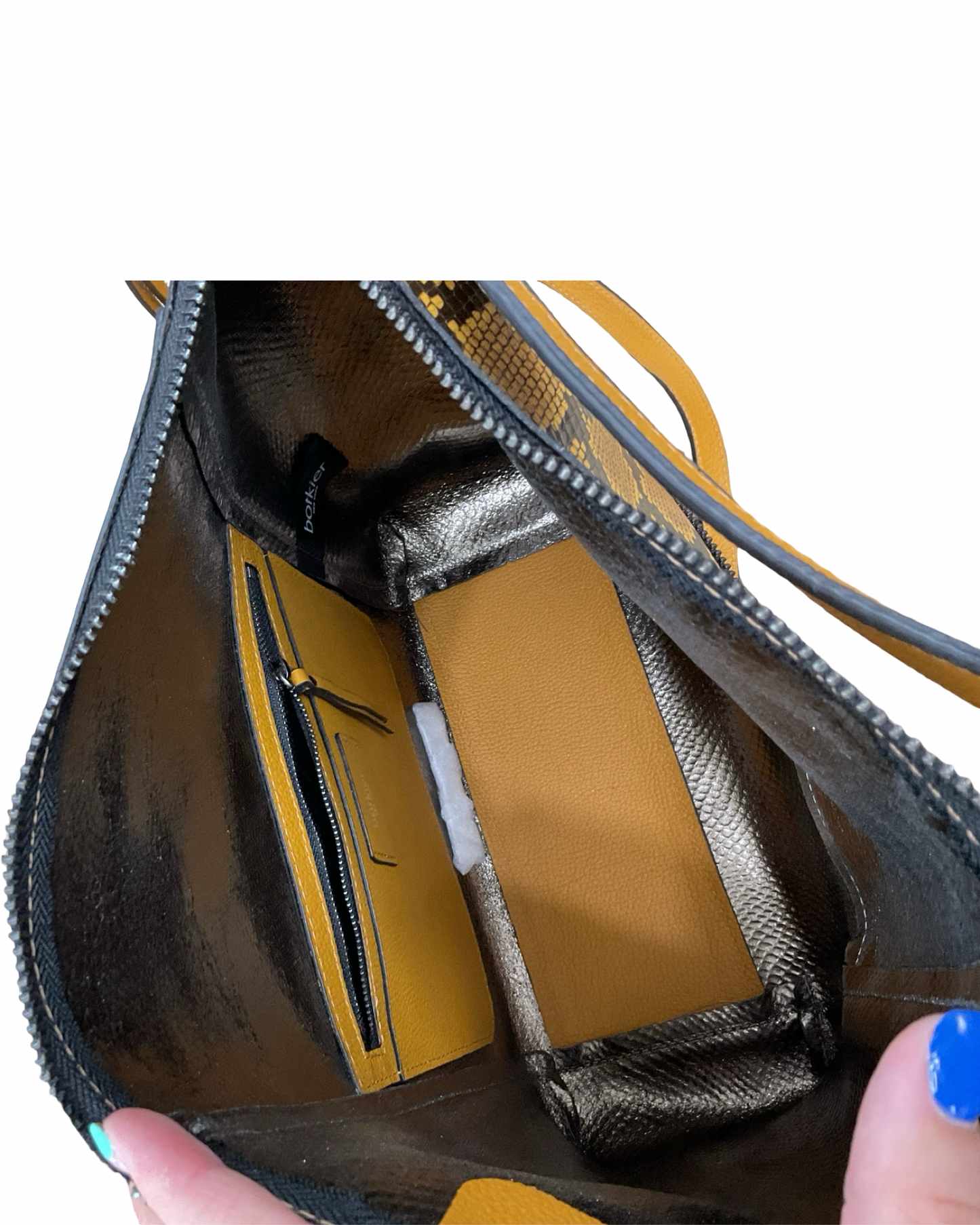 Handbag By Botkier In Black & Yellow, Size:Large
