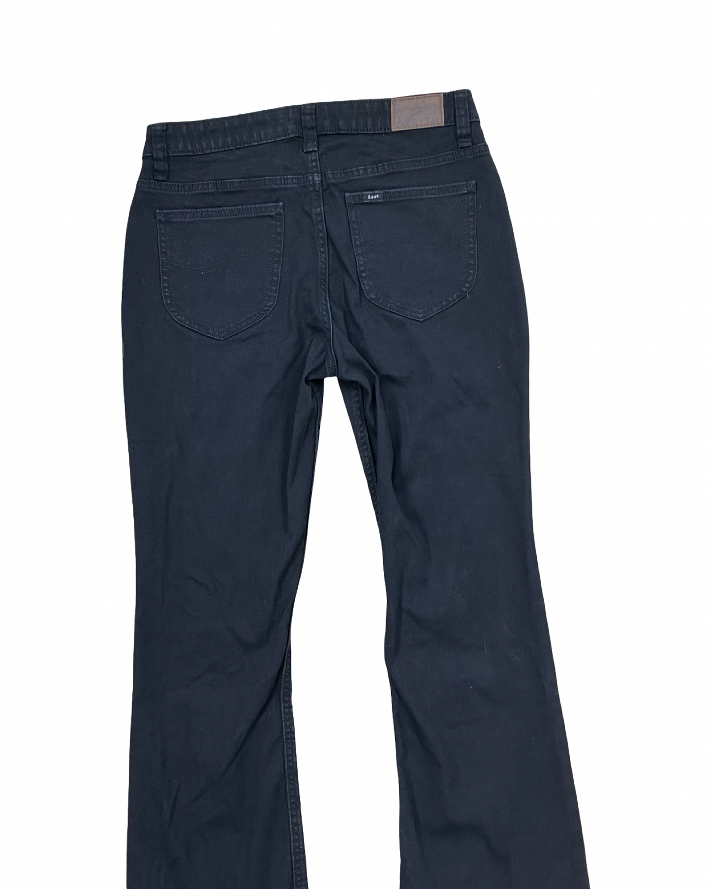 Jeans Boot Cut By Lee In Black Denim, Size:8P