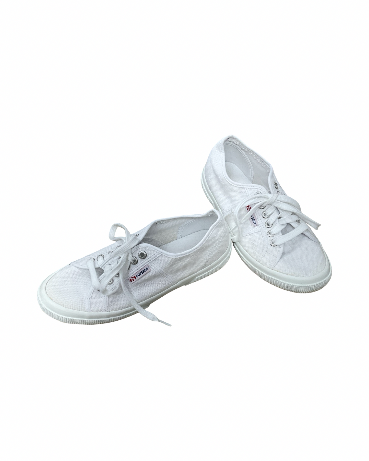 Shoes Sneakers By Superga In White, Size:8.5