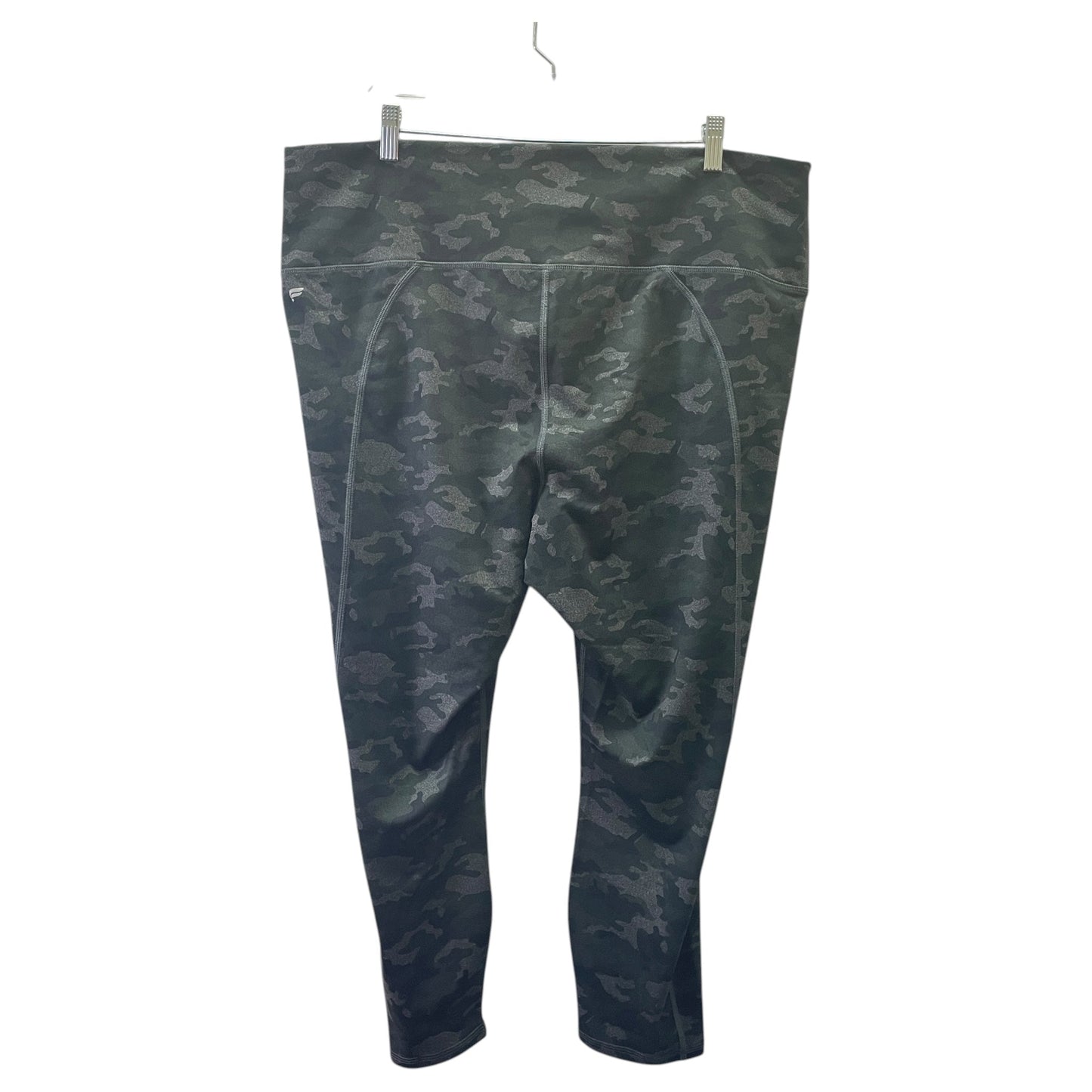 Athletic Leggings By Fabletics In Camouflage Print, Size:2X