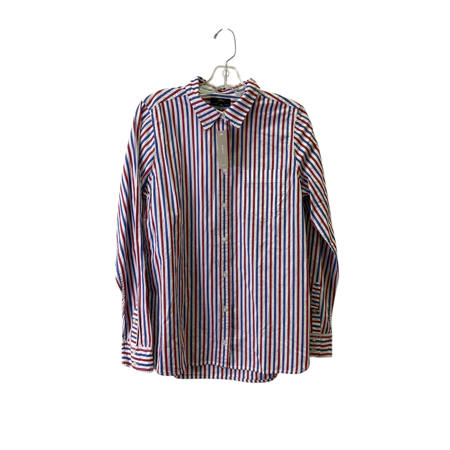 Top Ls By J. Crew In Red & White, Size:M