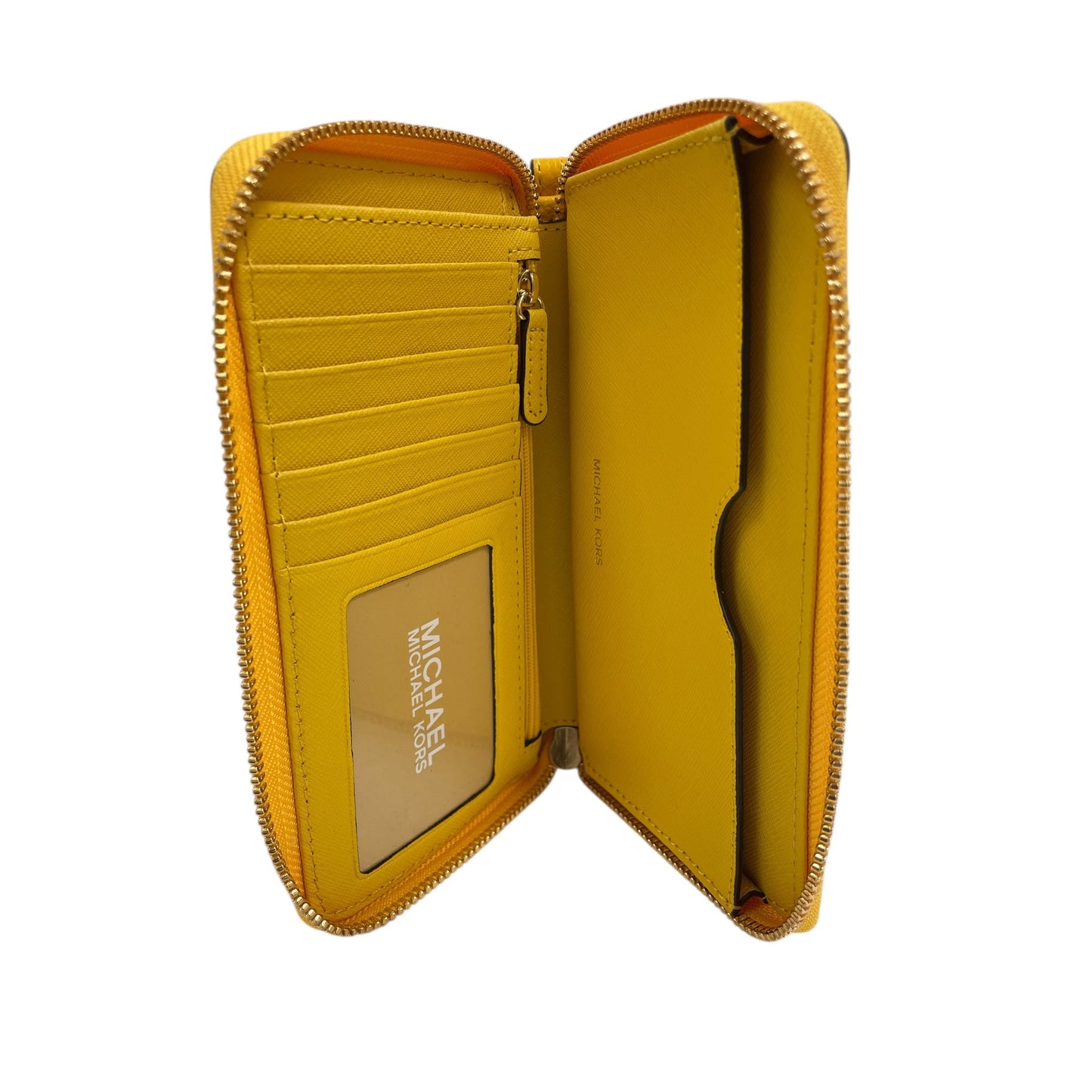 Wristlet Designer By Michael Kors In Yellow, Size:Medium