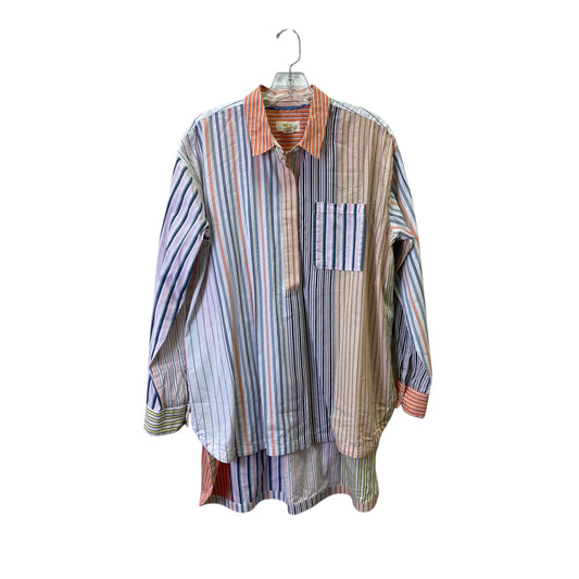 Top Ls By Maeve In Striped Pattern, Size:S