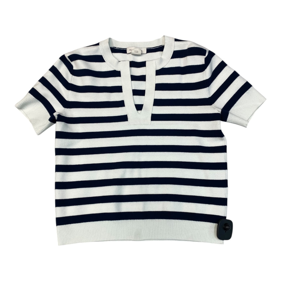Top Ss By Club Monaco In Blue & White, Size:S