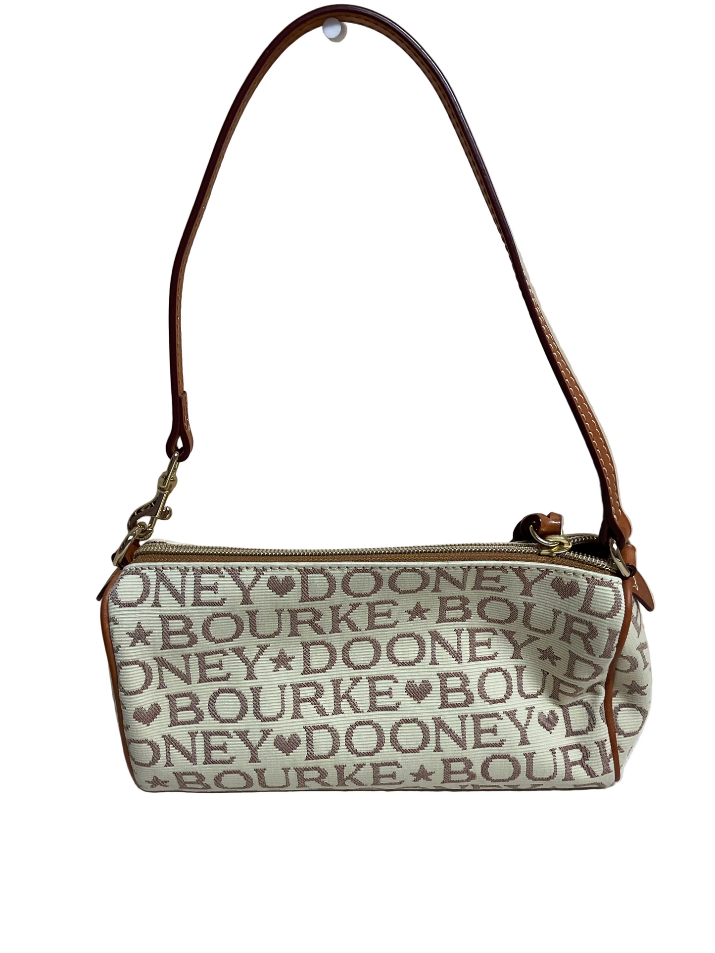Handbag Designer By Dooney And Bourke In Cream, Size:Small