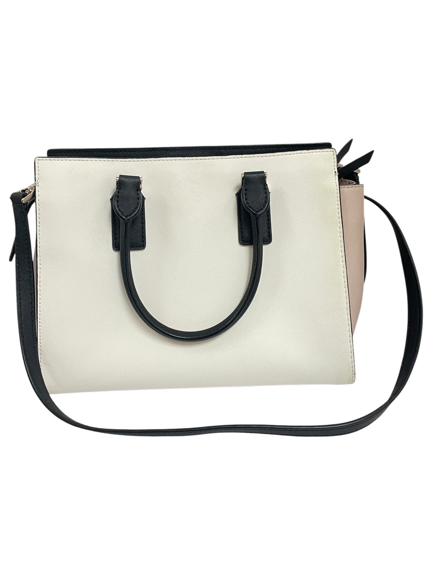 Crossbody Designer By Kate Spade In Pink & White, Size:Medium