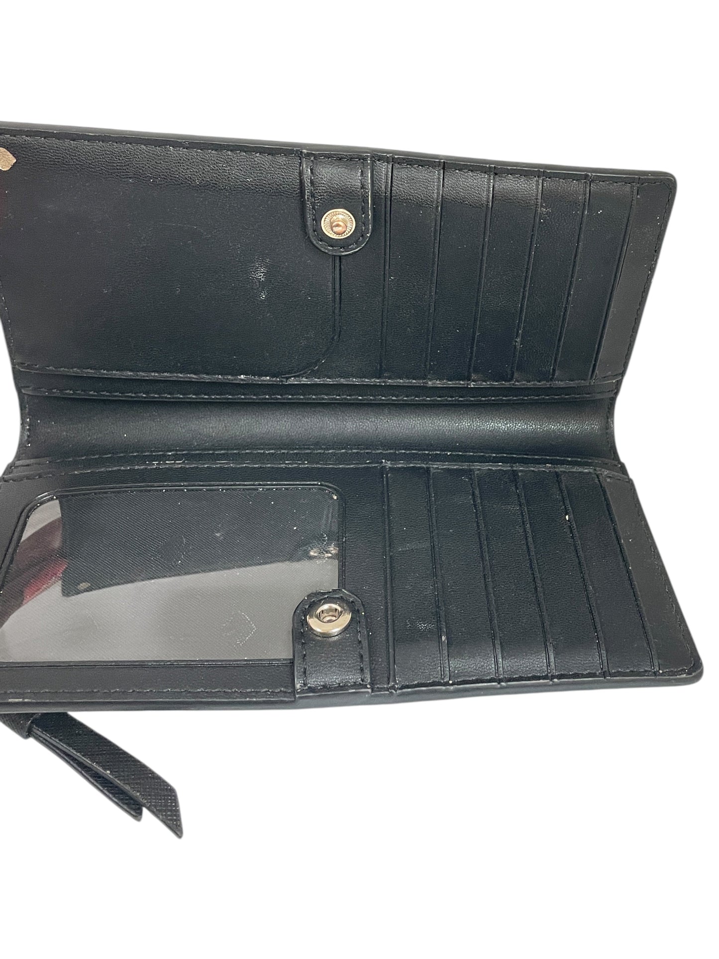 Wallet Designer By Kate Spade In Black & Cream, Size:Small