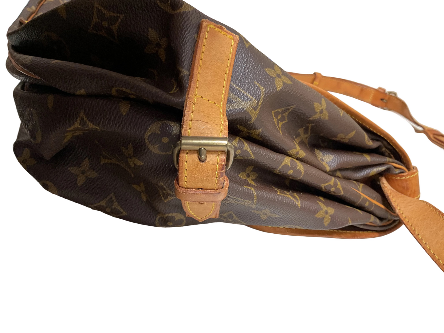 Crossbody Luxury Designer By Louis Vuitton In Brown, Size:Large