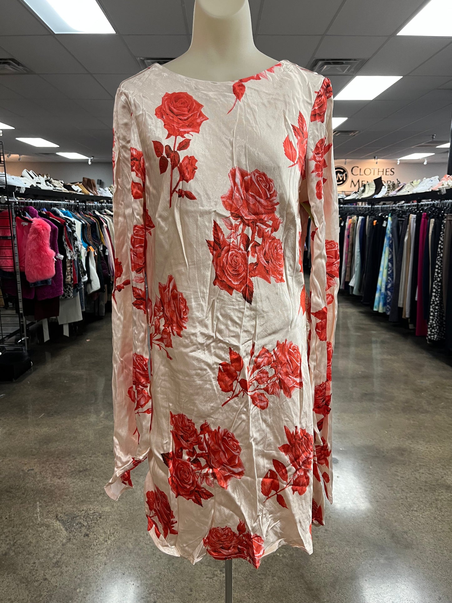 Dress Casual Short By Meshki In Floral Print, Size:L