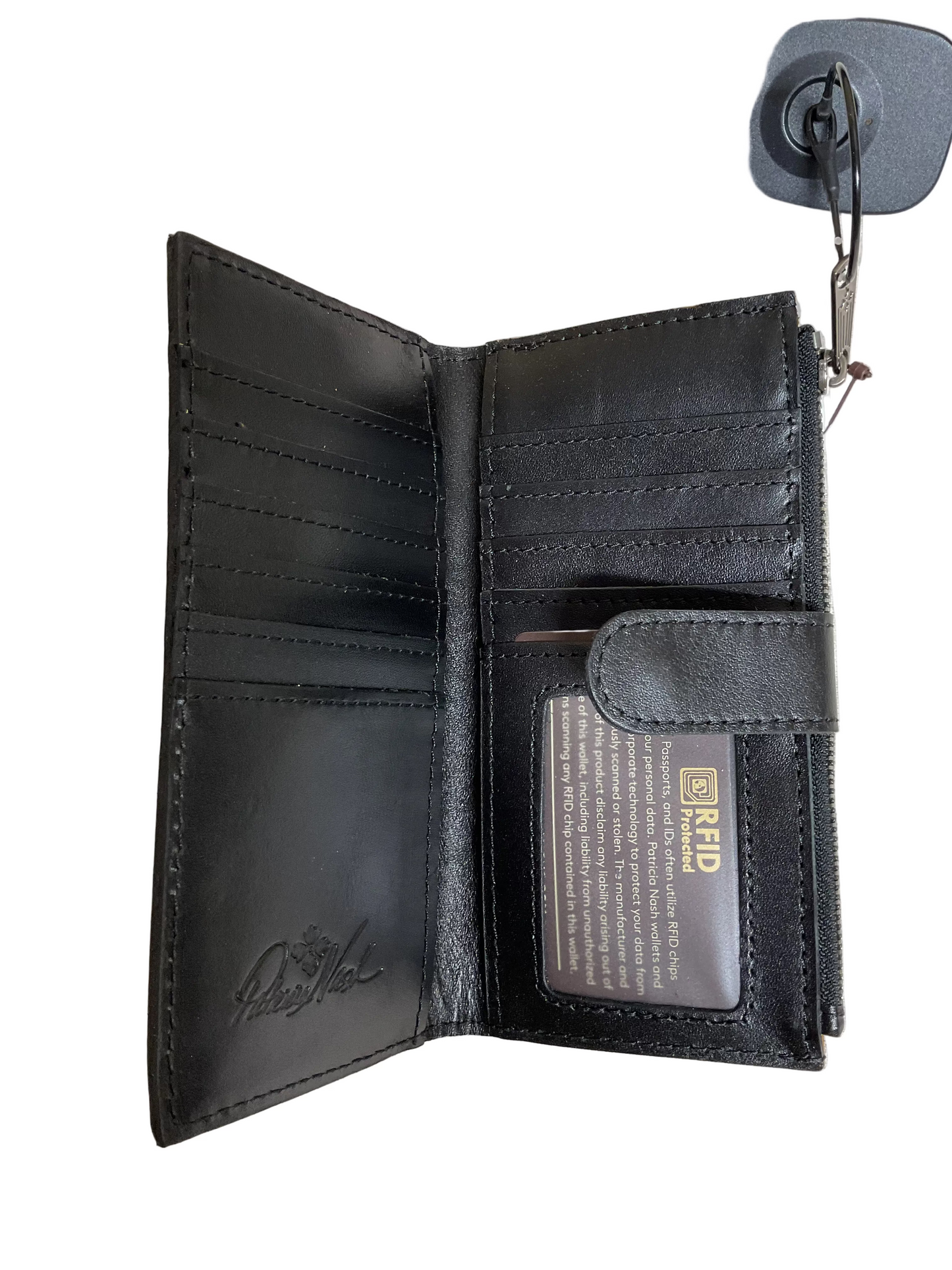 Wallet Designer By Patricia Nash In Black, Size:Medium