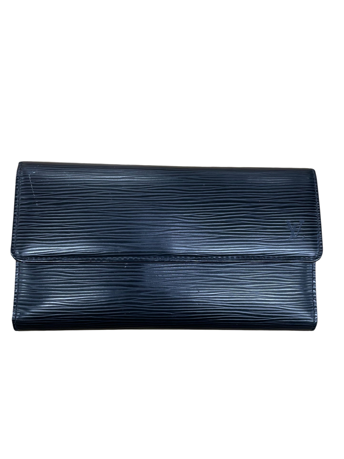 Wallet Luxury Designer By Louis Vuitton In Black, Size:Large