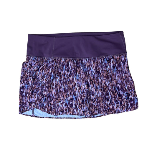 Athletic Skirt By Athleta In Purple, Size:M