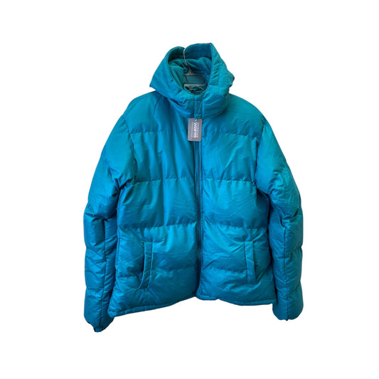 Jacket Puffer & Quilted By Operation Warm In Blue, Size:1X