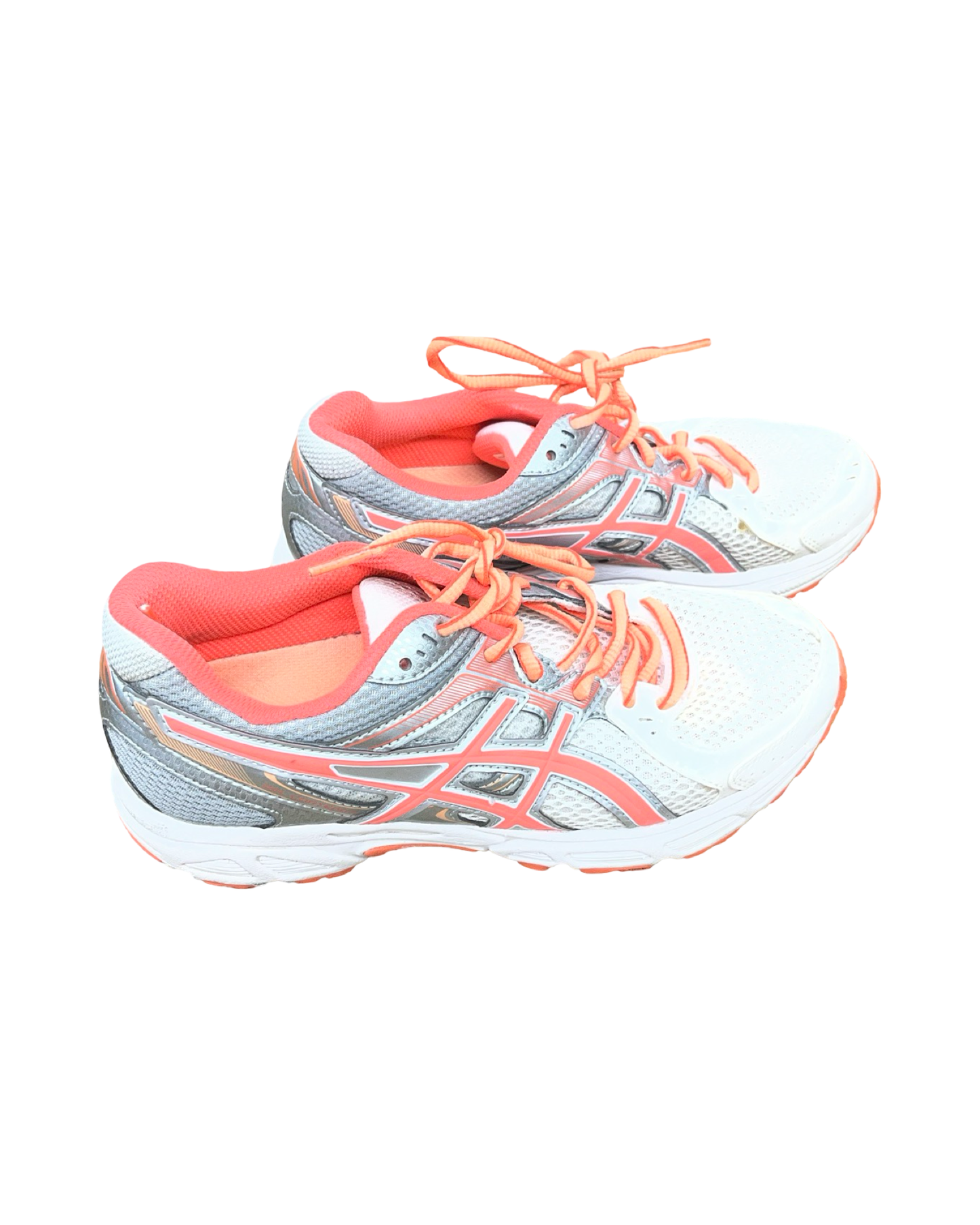 Shoes Athletic By Asics In Orange & White, Size:6