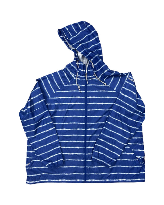 Jacket Windbreaker By Columbia In Blue, Size:3X