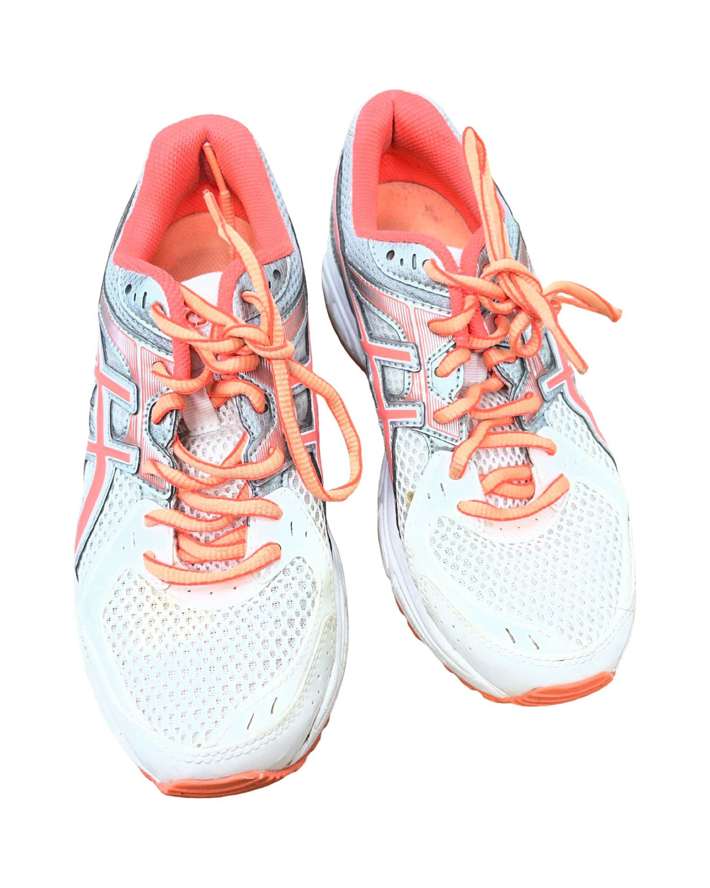 Shoes Athletic By Asics In Orange & White, Size:6