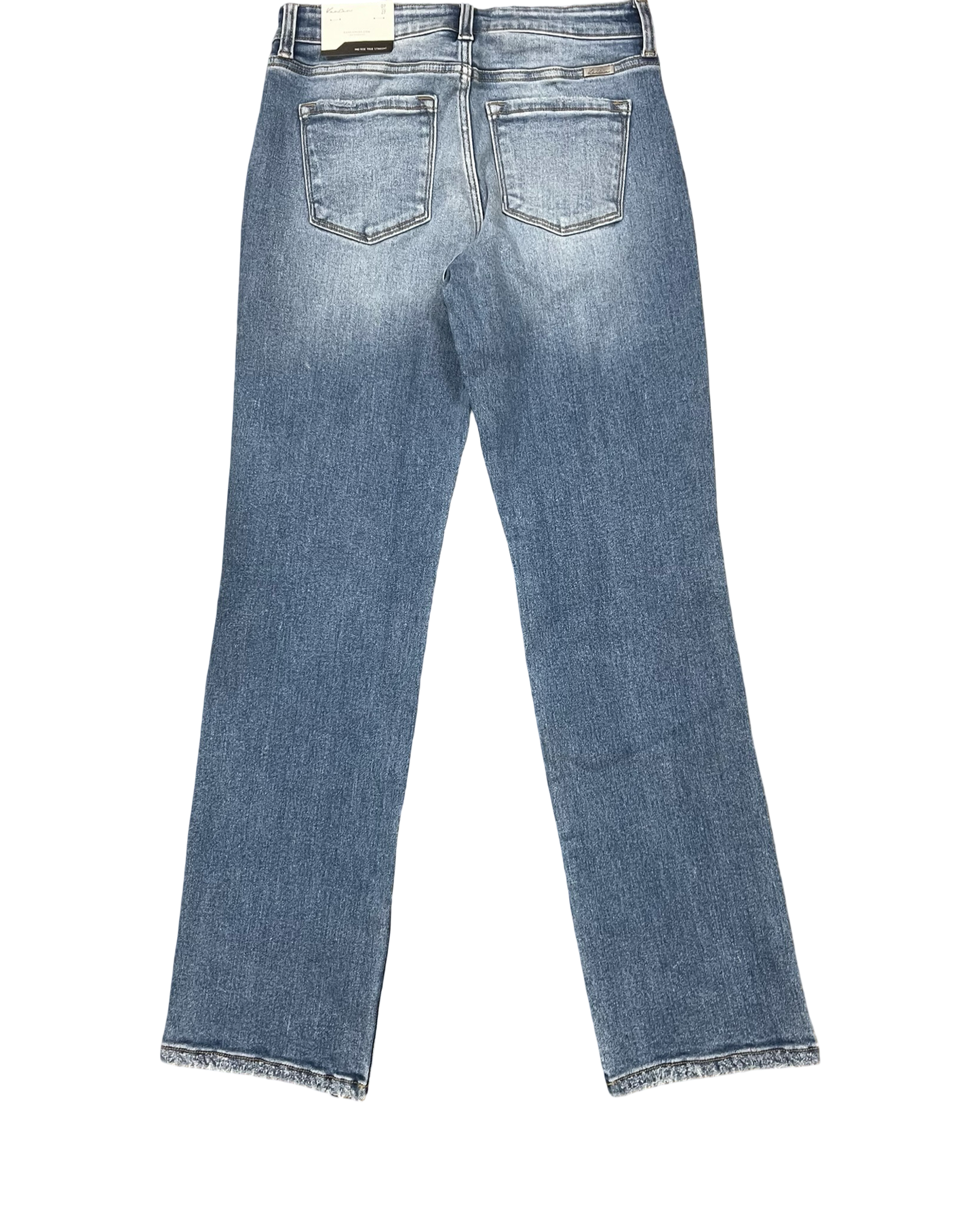 Jeans Straight By Kancan In Blue Denim, Size:4