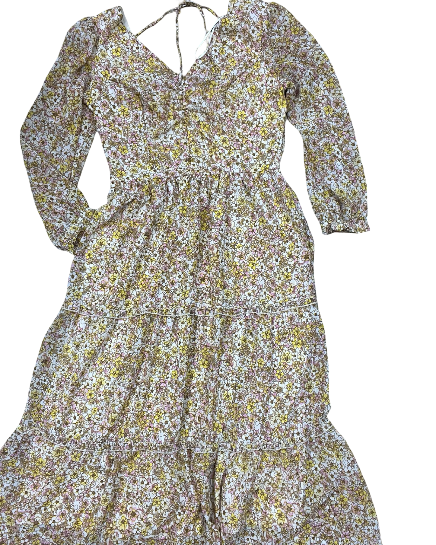 Dress Casual Maxi By Sincerely Jules In Pink & Yellow, Size:M