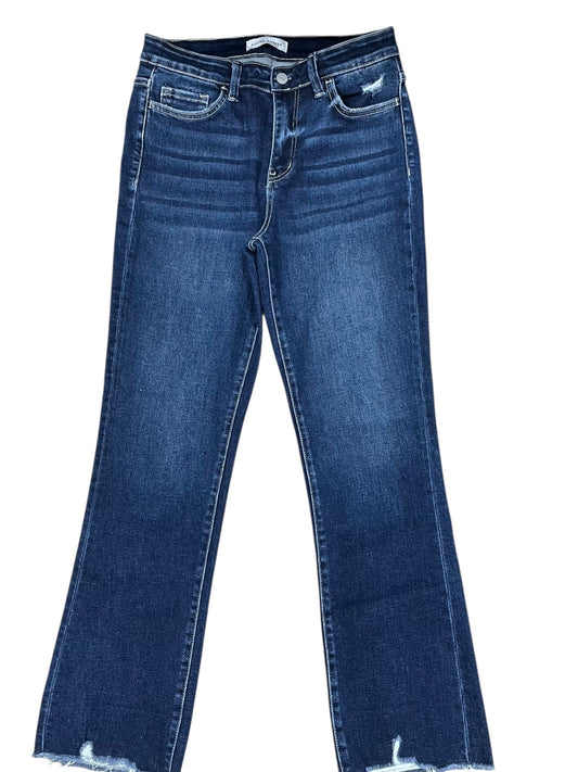 Jeans Straight By Flying Monkey In Blue Denim, Size:8