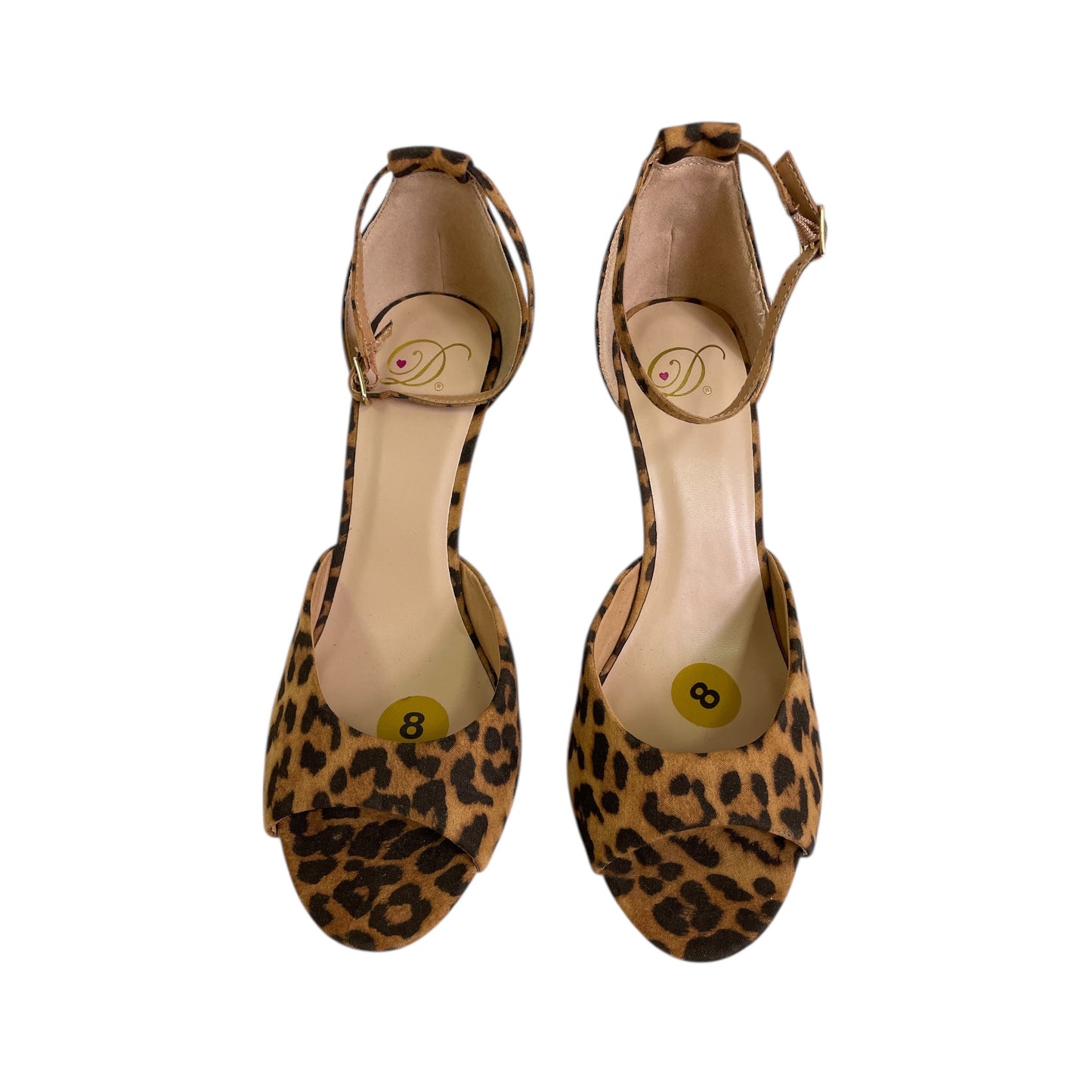 Shoes Heels Stiletto By Cme In Animal Print, Size:8
